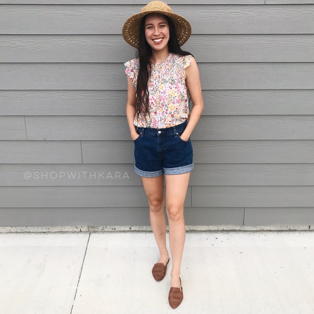 Levi’s Vintage 550 Relaxed Cotton Mom Shorts - Picture 4 of 6